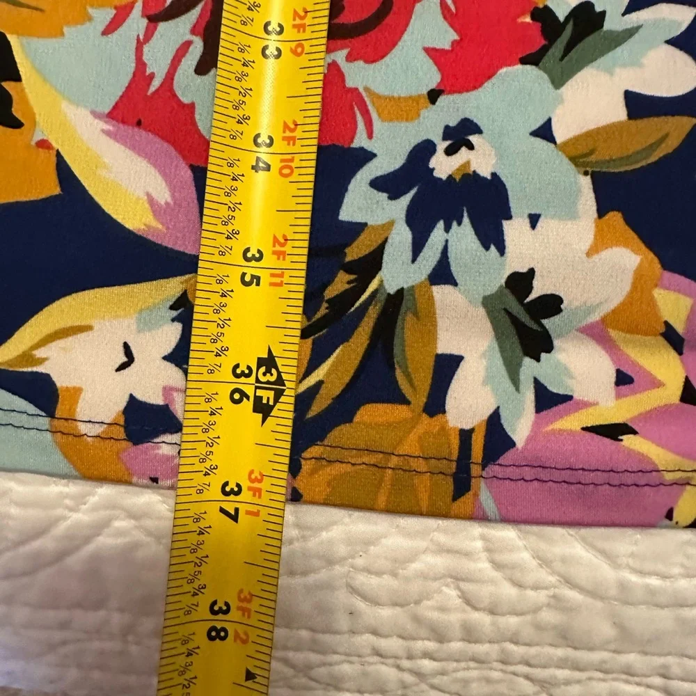 MSK Multicolor Floral Long Sleeve Dress - Picture 4 of 9